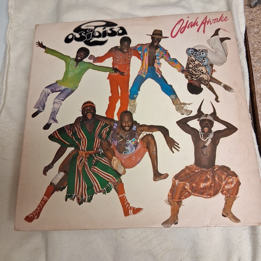 OSIBISA OJAH LP Vinyl, Ghana, THE COFFEE SONG, DANCE THE BODY MUSIC, THE WARRIOR